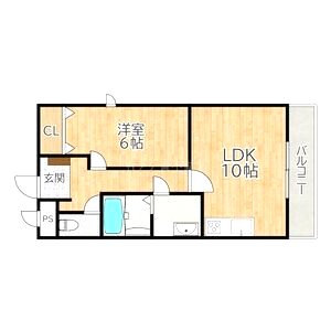 グランコスモ交野の間取り図