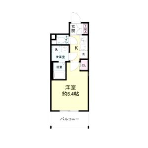 Metrosa谷町六丁目Northの間取り図