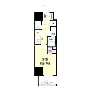 Metrosa谷町六丁目Northの間取り図