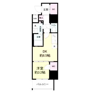 Metrosa谷町六丁目Northの間取り図