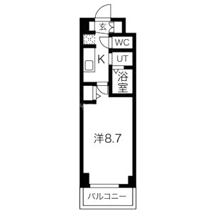 MJC神戸ハーバーウエストの間取り図