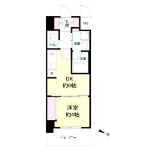 Metrosa京町堀の間取り図