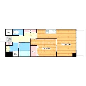フローレンス江坂の間取り図
