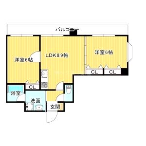 ナニワヒルズの間取り図