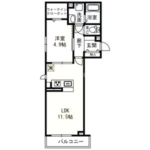 ボナール東三国の間取り図