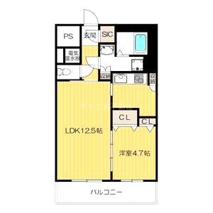 Loyal f Maison(ロイヤルエフメゾン)の間取り図