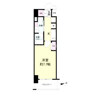 URBANLINK森小路駅前の間取り図