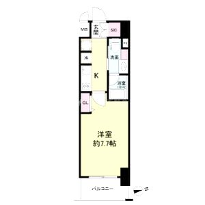 URBANLINK森小路駅前の間取り図