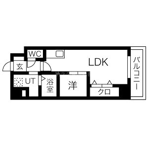 サンフォリア大手前の間取り図