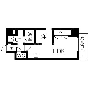 サンフォリア大手前の間取り図