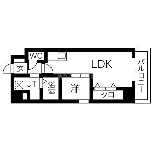 サンフォリア大手前の間取り図