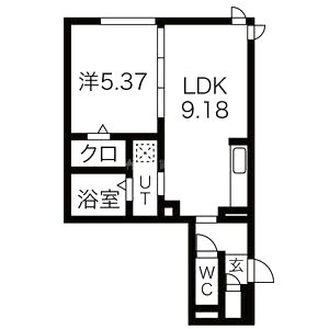 アイリス伏見の間取り図