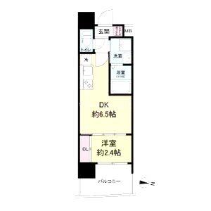 セレニテ天六リアンの間取り図