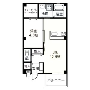 RESIDENCE 高千穂の間取り図