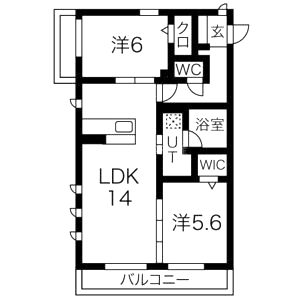 マルベリー瓜生の間取り図