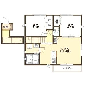 サン・クレール千守の間取り図
