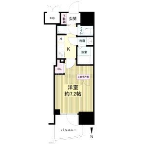 セレニテ本町東リアンの間取り図