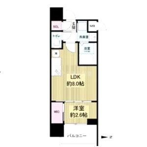 セレニテ本町東リアンの間取り図