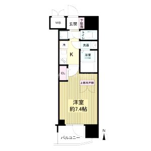 セレニテ本町東リアンの間取り図