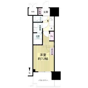 セレニテ本町東リアンの間取り図