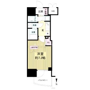 セレニテ本町東リアンの間取り図
