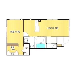 ラディエンス逆瀬川の間取り図