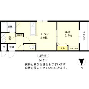 Mon reveの間取り図