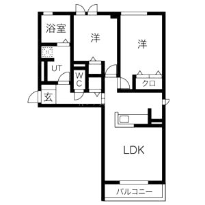 苦楽園COLNの間取り図