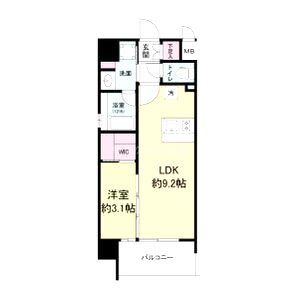 ヴィラセレーノ森小路の間取り図