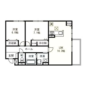 La Maison Blancheの間取り図
