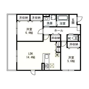 La Maison Blancheの間取り図