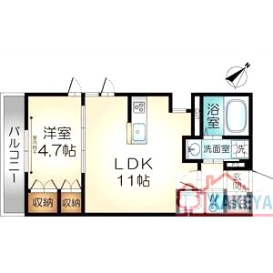 レジデンス竹橋の間取り図