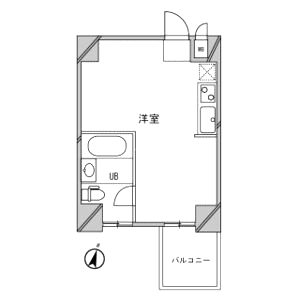 イーストヴィレッジ三宮の間取り図