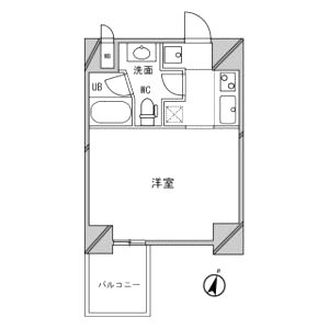 イーストヴィレッジ三宮の間取り図