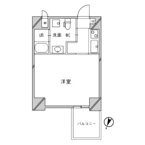 イーストヴィレッジ三宮の間取り図