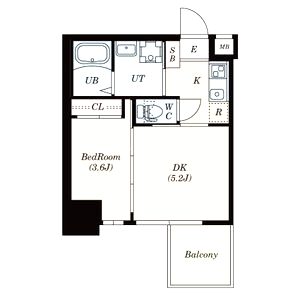 セレニテ本町リアンの間取り図