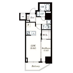 セレニテ本町リアンの間取り図