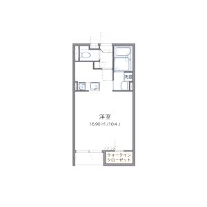 クレイノ宝塚東の間取り図
