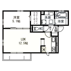 ブリック ヒルズの間取り図