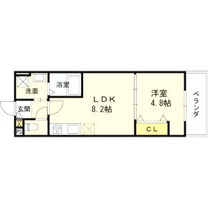 仮称)太平寺共同住宅の間取り図