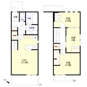 COMO Maisonの間取り図