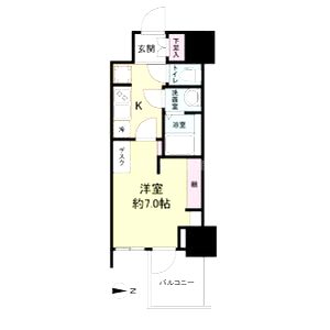 WORVE大阪本町の間取り図