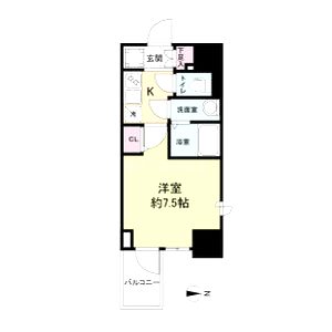WORVE大阪本町の間取り図