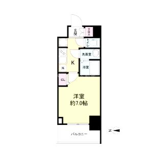 WORVE大阪本町の間取り図