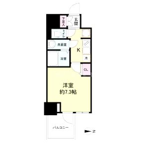 WORVE大阪本町の間取り図