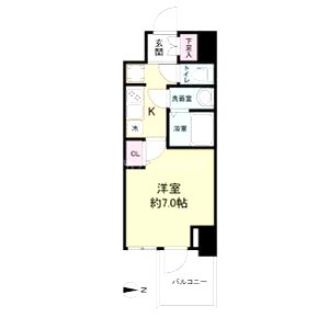 WORVE大阪本町の間取り図