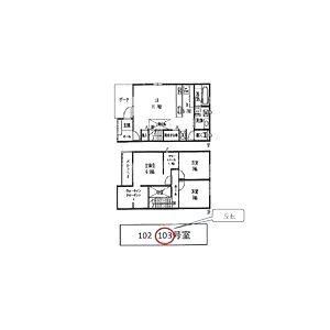 forest base B棟の間取り図