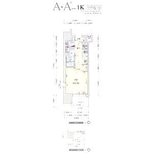 プレサンス松屋町ファステの間取り図