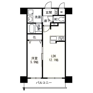 KOUKEN BLDG.の間取り図