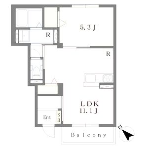 ETERUNO FLEURIIの間取り図